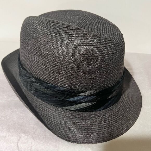 Very Vintage Men’s 6-7/8” Fedora Hat from Tully’s of Omaha - Retro Vibe EUC - Picture 1 of 8